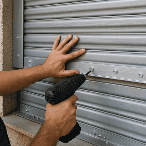 Servicios de cerrajería para cierres en puertas de patio interior en Granada